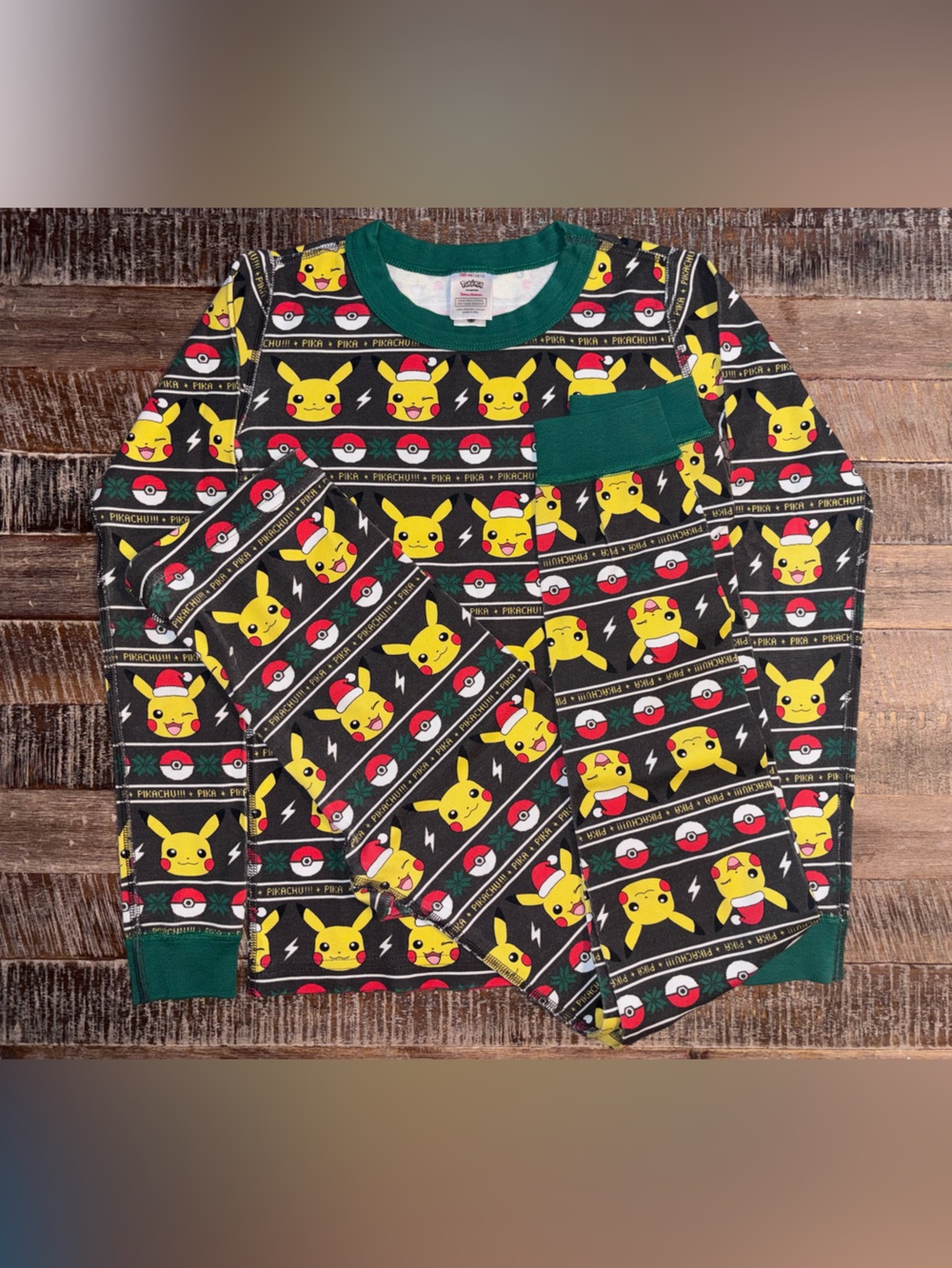 Hanna Andersson Pikachu Christmas Kids Pajama Set